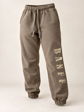 Banff Canada Brown Souvenir Sweatpants Joggers Logo